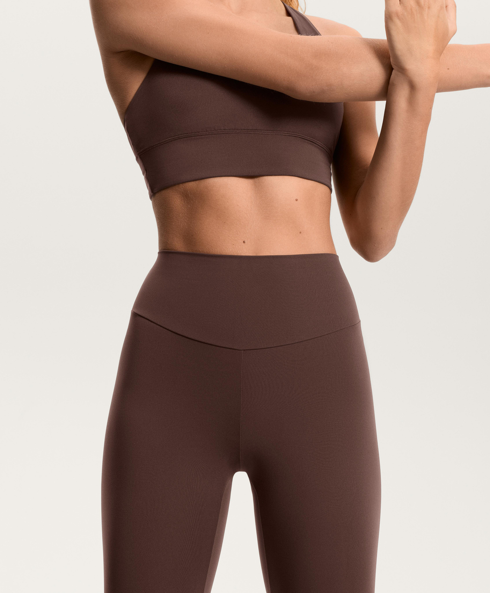 OYSHO Легинсы Comfortlux длиной до щиколотки с высокой посадкой, коричневый