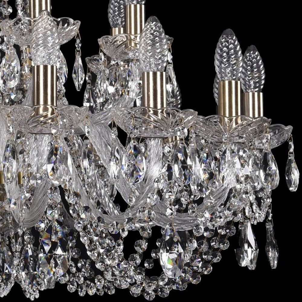 Подвесная люстра Bohemia Ivele Crystal 1402 1402/16+8/300/Pa