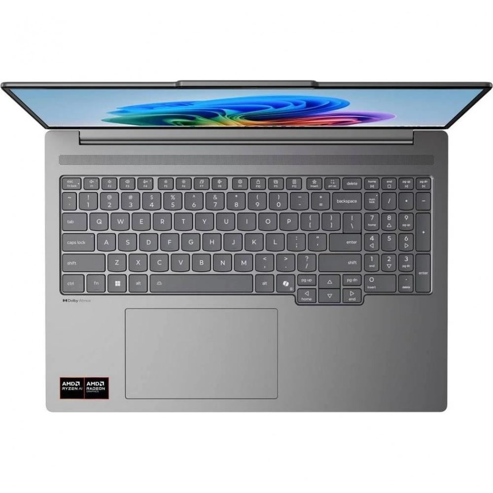 Ноутбук/ Lenovo IdeaPad Pro 5 16AGP11 16"(2880x1800 OLED)/AMD Ryzen AI 7 (Ghz)/24576Mb/1024PCISSDGb/noDVD/Int:AMD Radeon 860M/Cam/BT/WiFi/84WHr/war 1y/1.66kg/luna grey/noOS + 100W, RU kbd