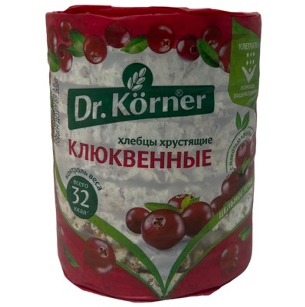 Хлебцы DR KORNER клюквенные 100г