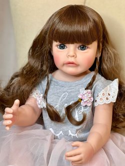 Кукла Реборн виниловая 55см в пакете (FA-284)