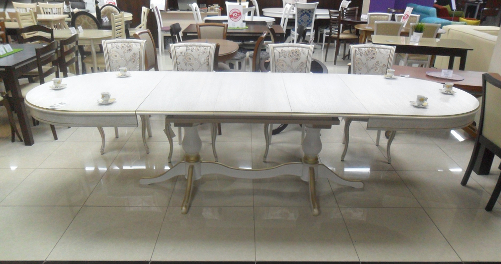 Стол обеденный Юкка (бук/тон 8) 105х170(215/260/305).