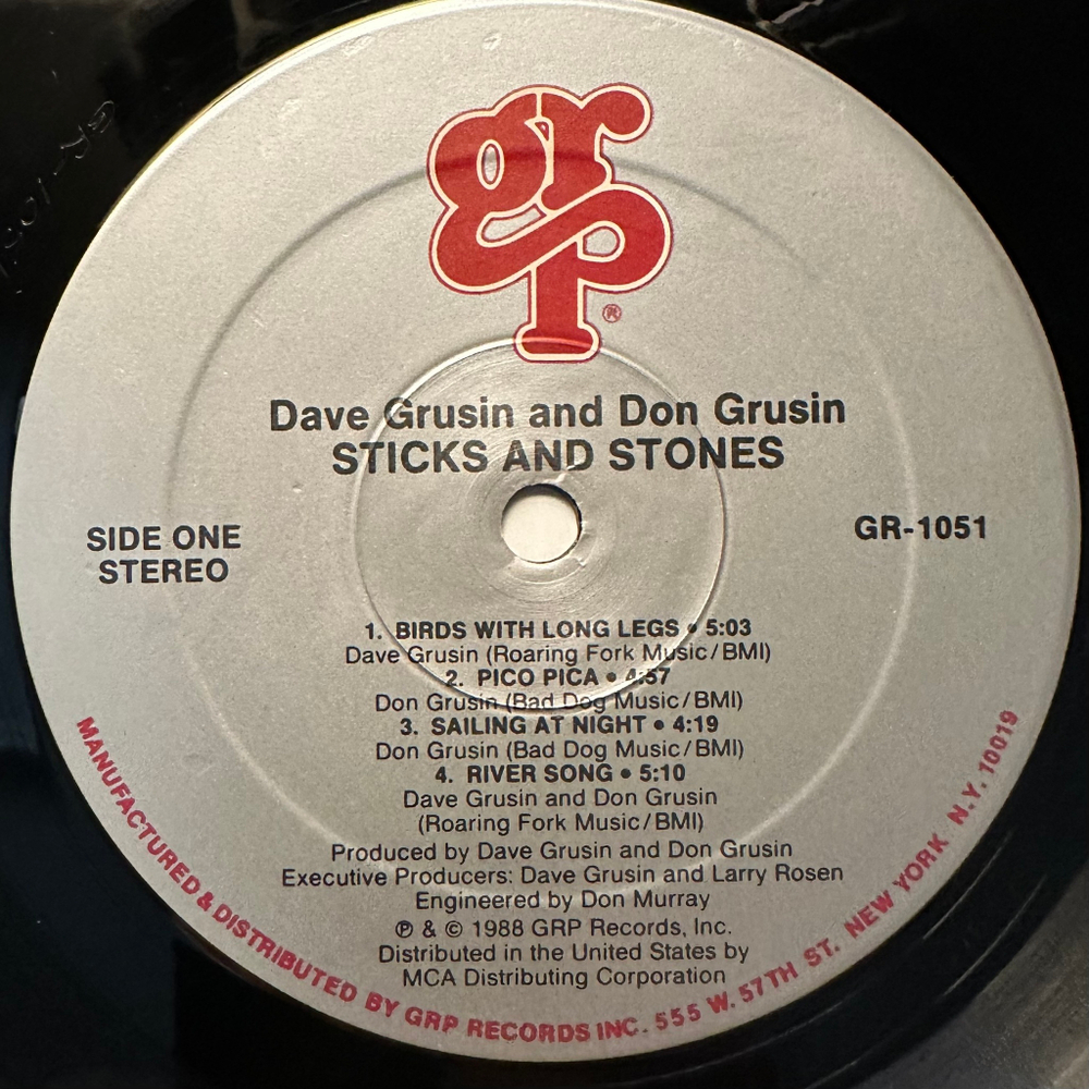 Dave Grusin, Don Grusin - Sticks And Stones (США 1988г.)