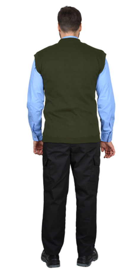 Жилет трикотажный олива