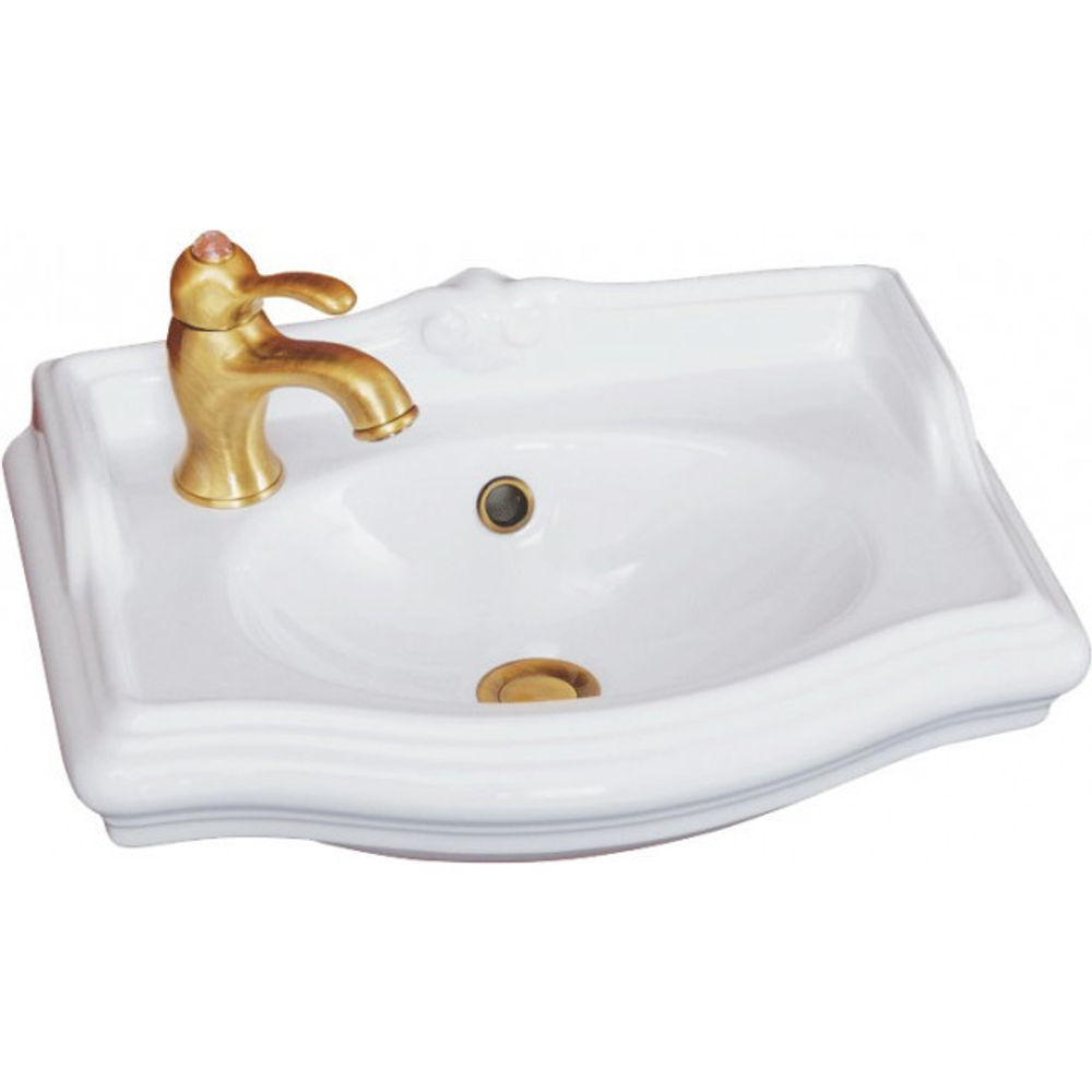 Раковина Migliore Impero ML.IMP-25.350SX.BI отверстие слева  50см.