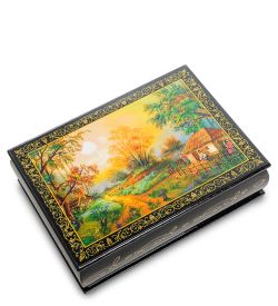 Народные промыслы ШК-11/ 6-C Шкатулка в технике декупаж (13х18х4)