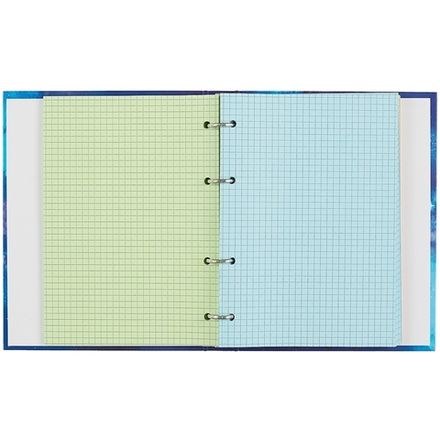 Тетрадь на кольцах 200 л. А5 7БЦ Апплика Автомобиль на черном