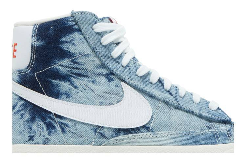 Кроссовки Nike Blazer '77 Multi-Color And White (Женская размерная сетка)