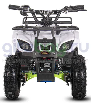 Детский электроквадроцикл WHITE SIBERIA SNEG MINI 1000W - Голубой фото 6 фото №11