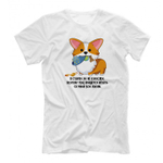 Футболка "Корги не взрослеет"