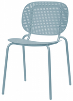 Стул металлический Scab Design Si-Si Dots, голубой
