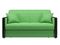 Диван Лион 1,2 - Велютто/Velutto  31 зеленый/накладка венге