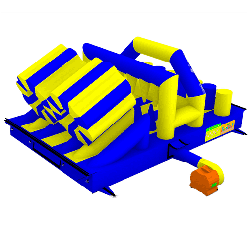 Надувной модуль препятствий «Бинокль», 5×3,5×2,5 м