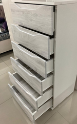 Комод Сорренто Белый/Рамбла