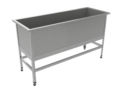 Ванна котломоечная односекционная "Бизнес" ВМБк, 1200x700x860 мм, без борта