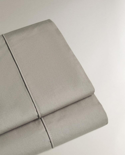 ZARA HOME (300 НИТЕЙ) ПРОСТЫНЯ ИЗ ХЛОПКА, СЕРЫЙ