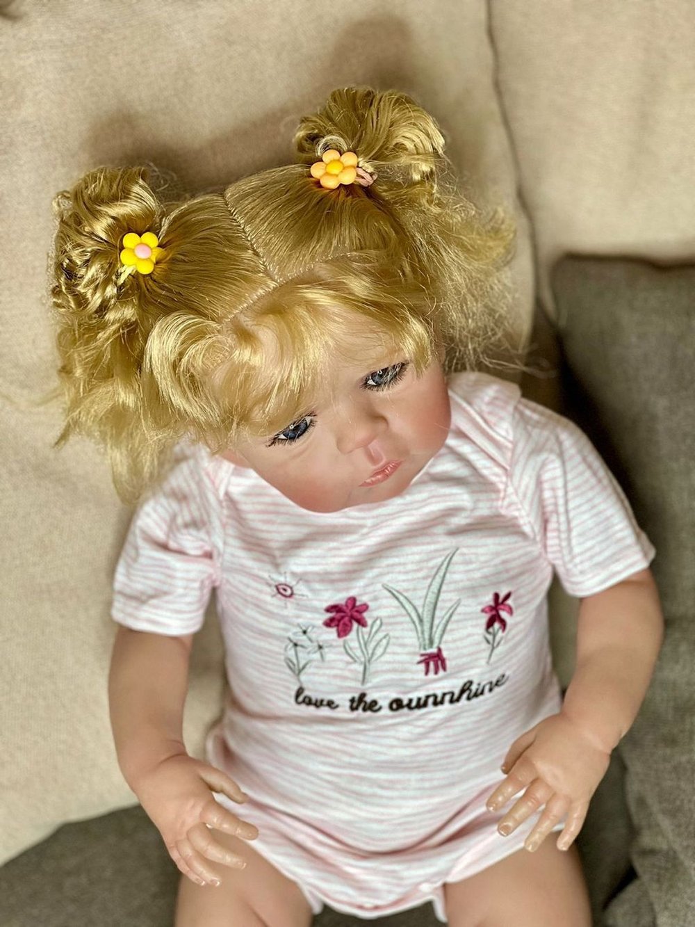 Кукла Реборн мягконабивная 60см в пакете (FA-603)