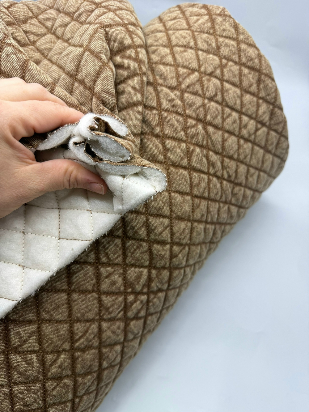 Стежка джинсовая кофе