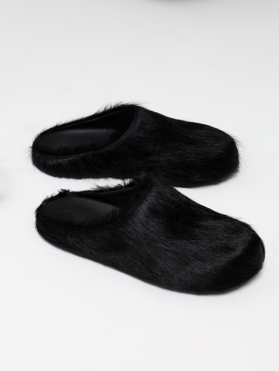 mule black fur