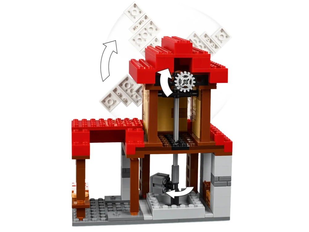 Конструктор LEGO Minecraft 21262 Ферма с ветряной мельницей