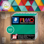 Полимерная глина FIMO Professional 500  | чистый зеленый