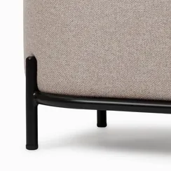 Пуф Pawai 80х45 см, бежевый