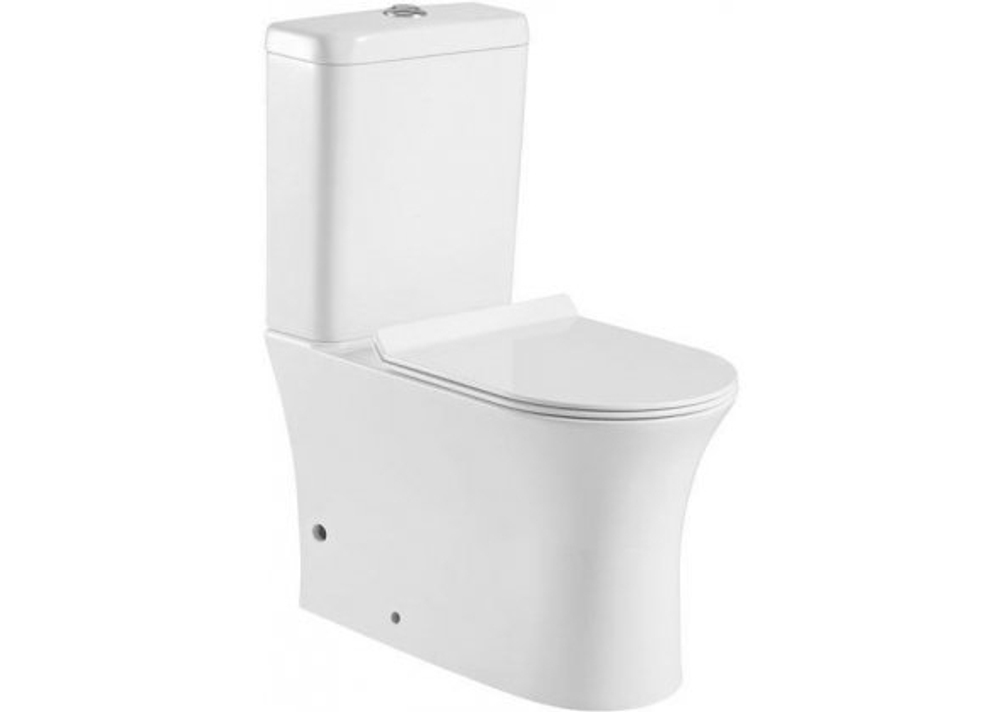 Унитаз-компакт Aquanet Rimless Roll-C CL-12249B