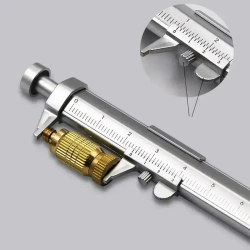 10 шт. многофункциональная гелевая ручка 1,0 мм штангенциркуль роликовый шариковый канцелярский шариковые ручки синего цвета