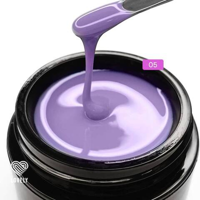 LOVELY Гель для наращивания и укрепления Lego Gel Lavender 05, 15 гр