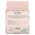 The Vintage Cosmetic Company, Тюрбан для волос, в розовый горошек, 1 штука