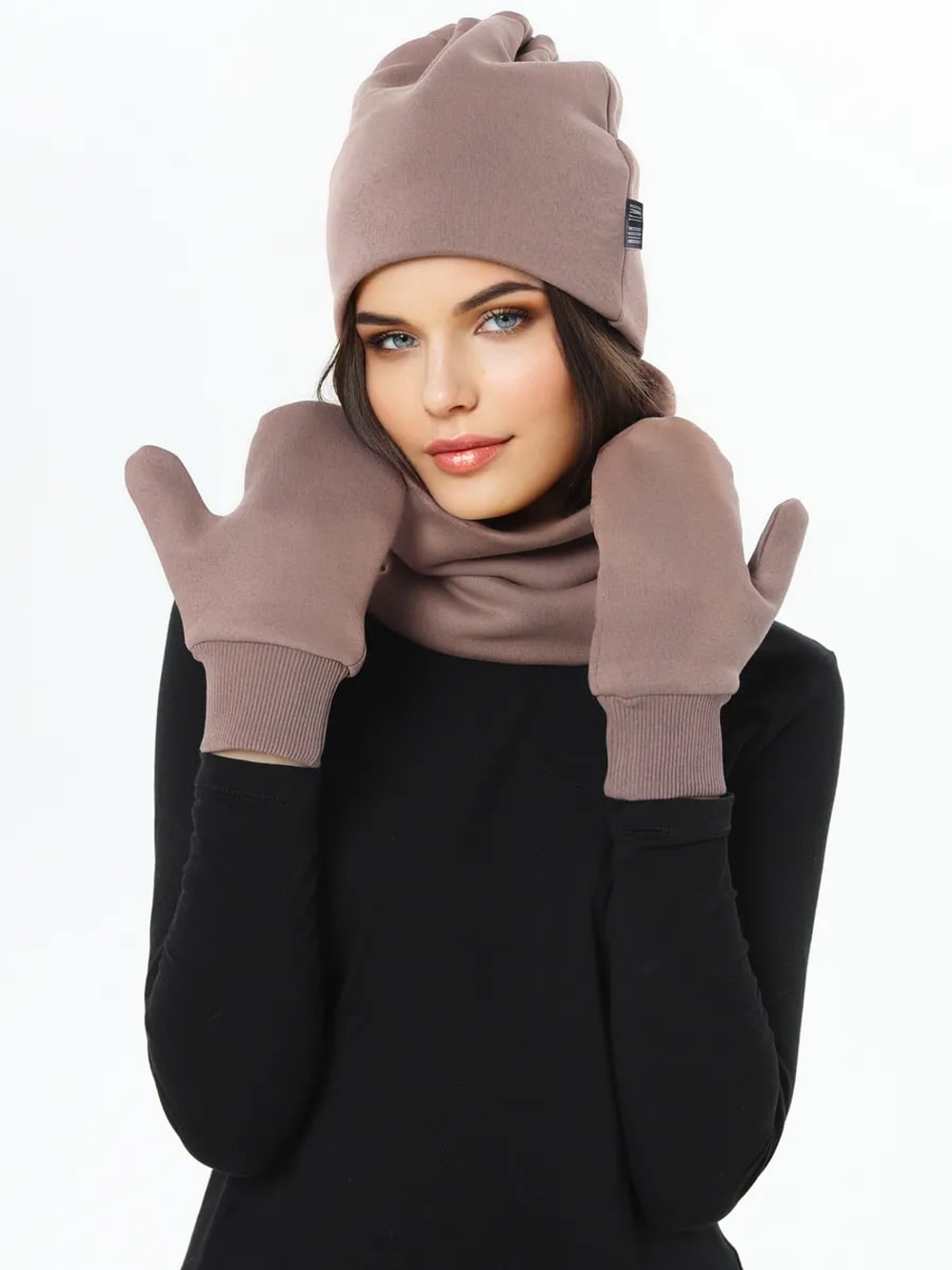 Снуд унисекс из футера с начесом