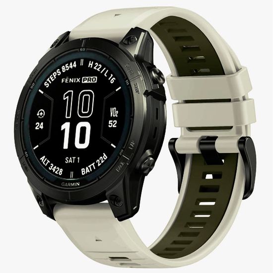 Ремешок силиконовый QuickFit 22 мм. для Garmin Fenix 7 PRO/7/6/5/5 plus, Quatix 5, MARQ, Forerunner 935 / 945, instinct, instinct 2 быстросъемный ( стиль Fenix 7 Pro )