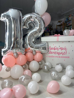 Воздушные шары Цифры на шарах/ цифры на подставке №1494