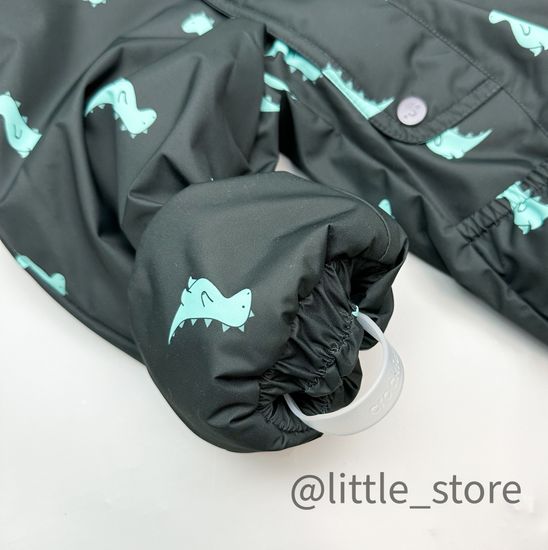 Комбинезон демисезонный "Динозавры" на черном