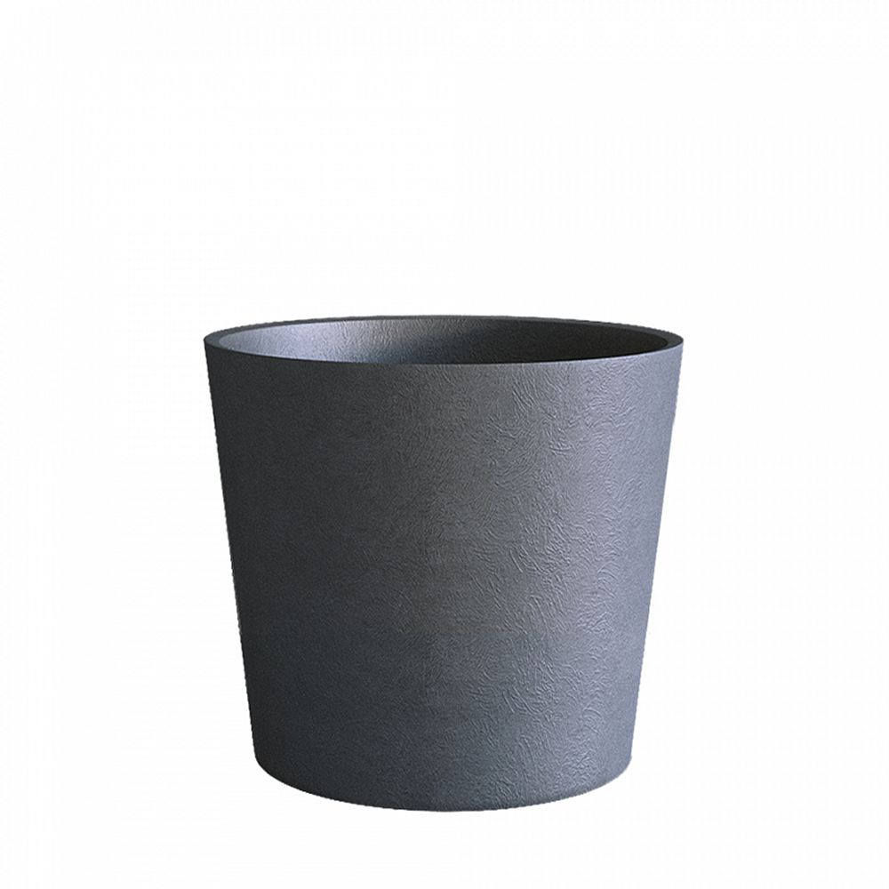 Кашпо CRATER PREMIUM GREY D30 H24