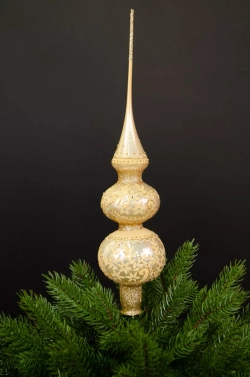 Набор стеклянных шаров Золото Королевы, 13 предметов, золото, Витус (878/6/1)