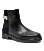 Кожаные ботильоны Tommy Hilfiger - черный(FW0FW08336)