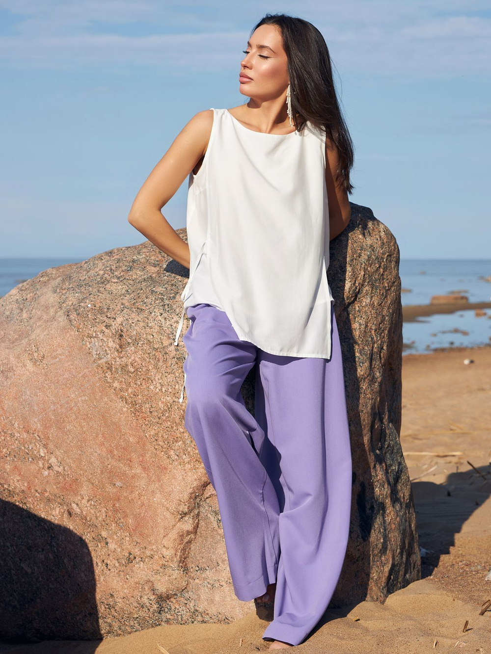 Блузка женская, Модный дом Виктории Тишиной, Карен, размер M