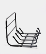 Вешалка настенная металлическая с полкой, усиленная, 6 крючков