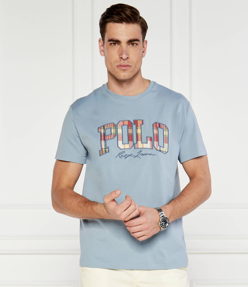 Футболка POLO RALPH LAUREN - голубой(710941855)