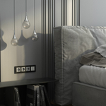 Рамка на 4 поста AluMax (черный алюминий)