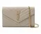 Сумка Saint Laurent Monogram Envelope бежевый