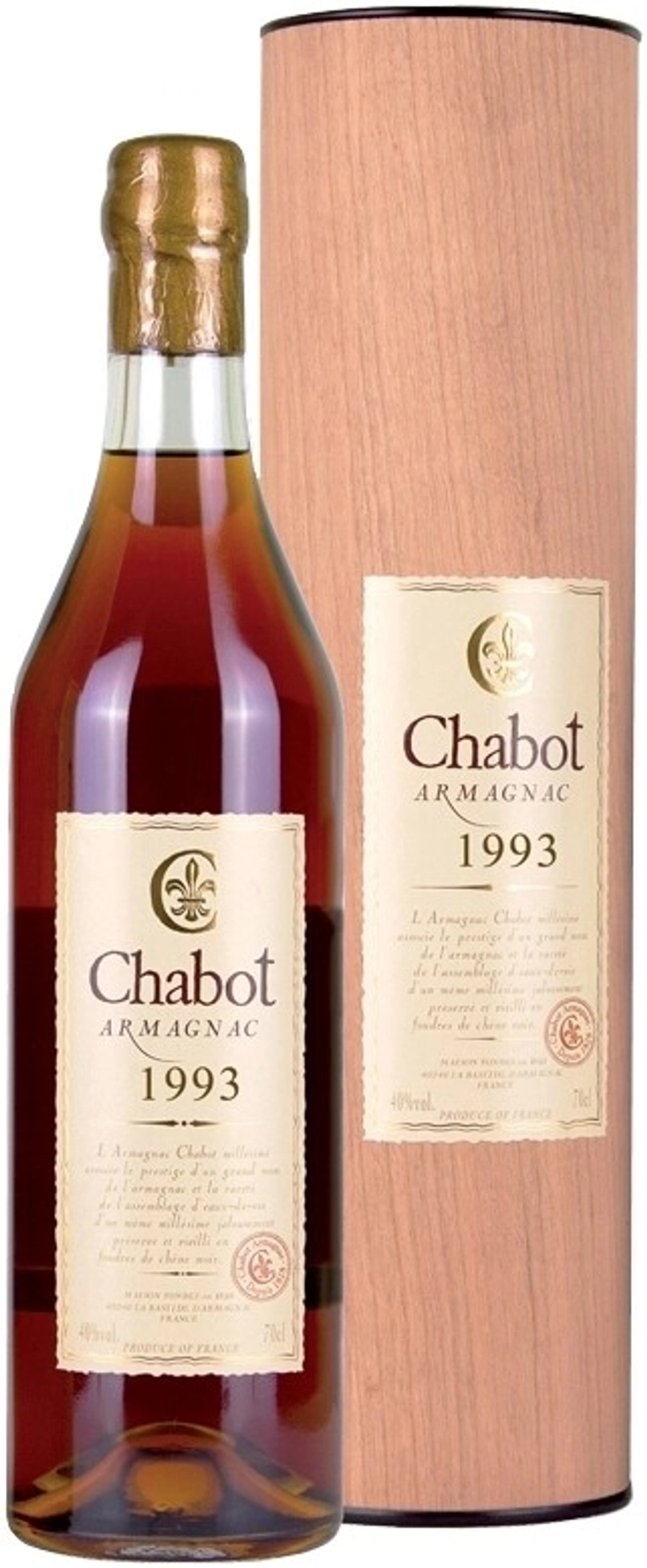 Арманьяк Chabot 1993, 0.7 л.