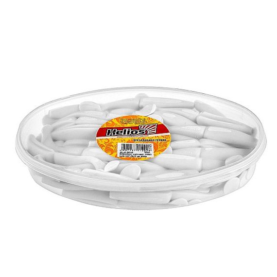 Виброхвост несъедоб. Guru 5,0&#39;/12,7 см White 50шт. (HS-31-001-N) Helios