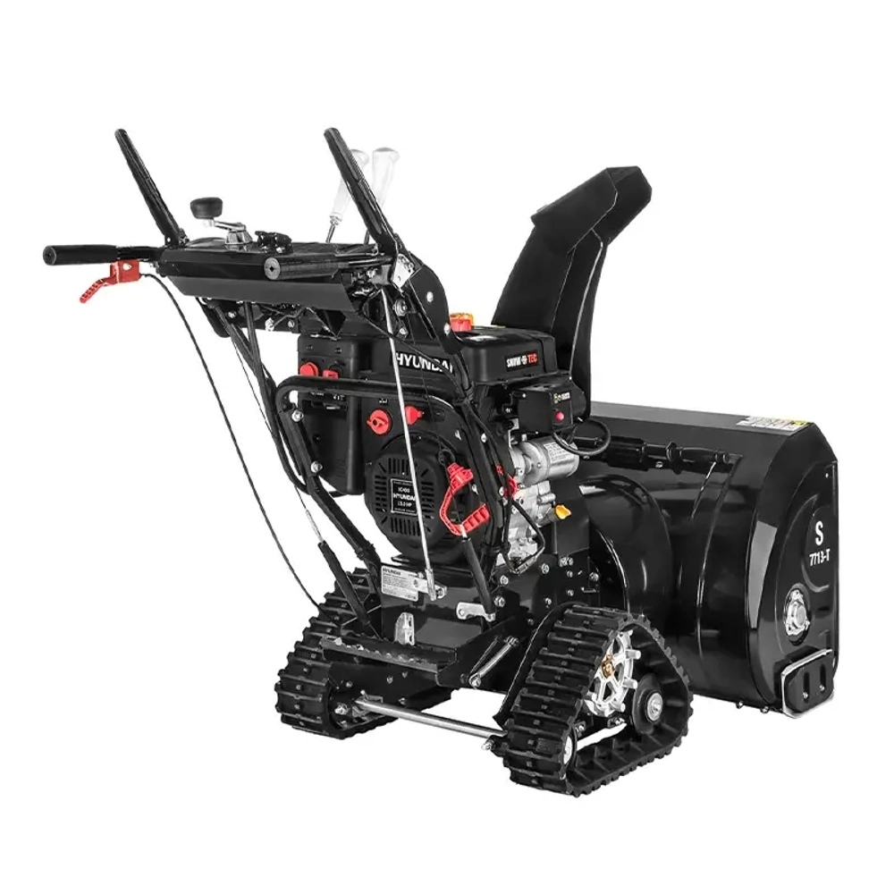 Hyundai S 7713-T снегоуборщик бензиновый 13 л.с. ковш 76.4 см, выброс 15 м, 6 вперед/2 назад