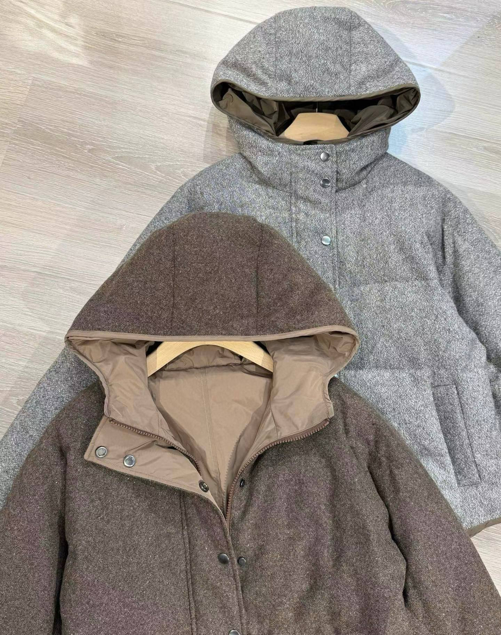 Двусторонний пуховик Brunello Cucinelli