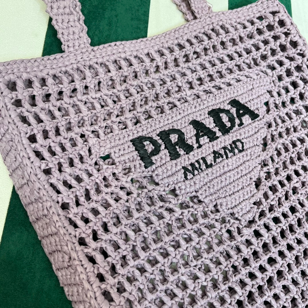 Prada Crochet Tote Bag