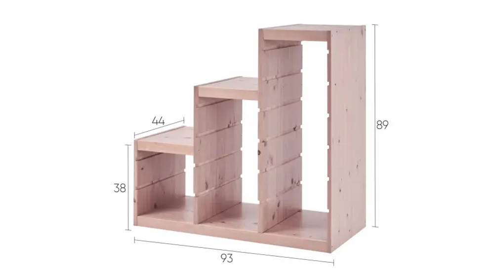 Каркас стеллажа - аналог IKEA TROFAST/ТРУФАСТ/СЫНОД, 94x91x44см, светло-бежевый