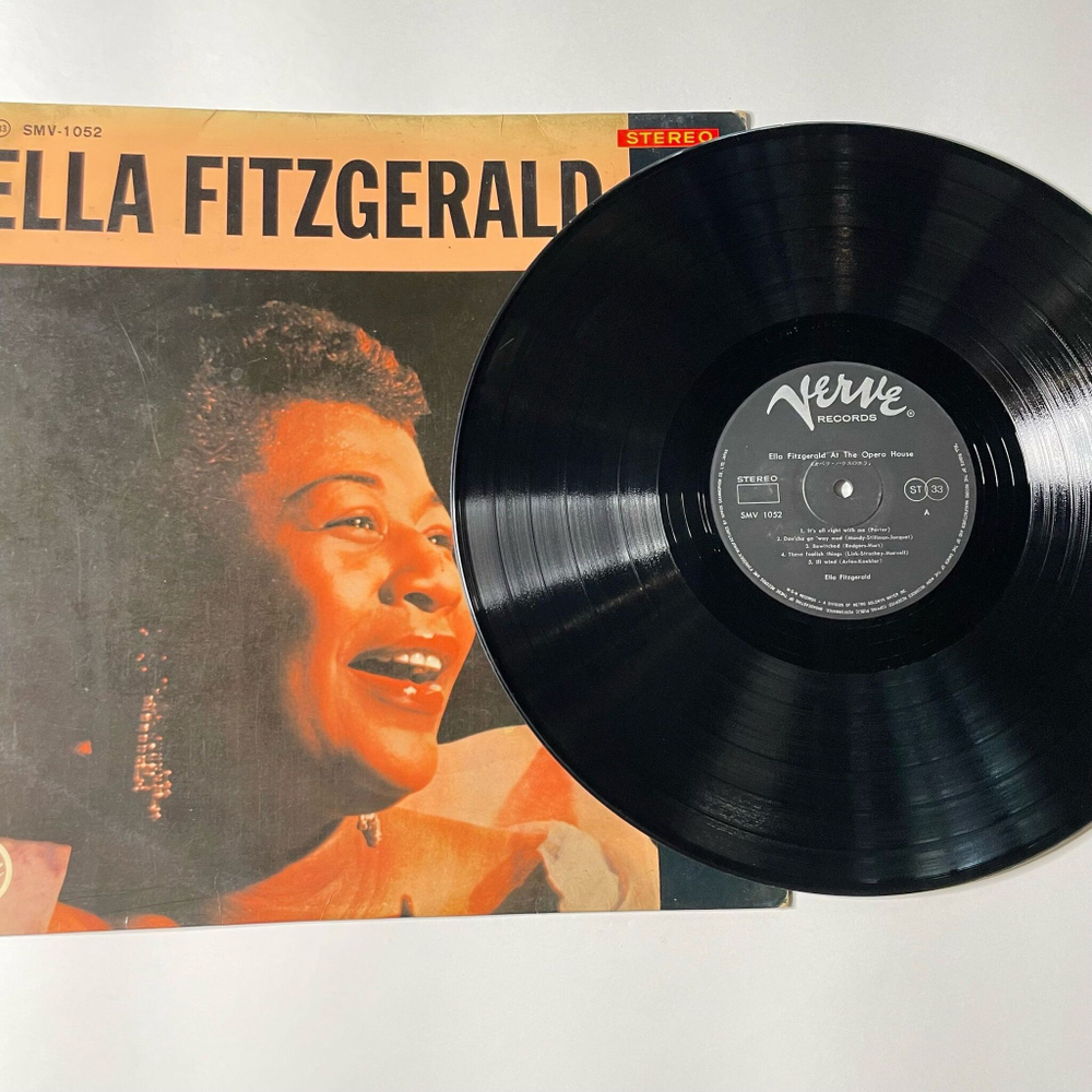 Винтажная виниловая пластинка LP Ella Fitzgerald At The Opera House (Japan 1966) (No Obi)
