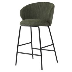 Стул полубарный Comfy, рогожка, шпинат